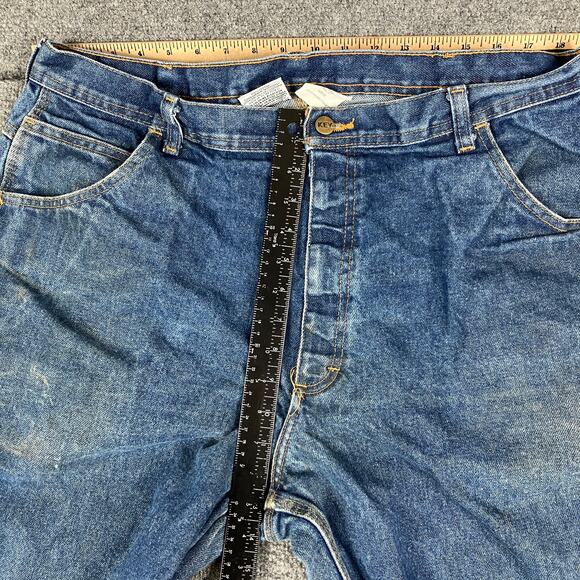 Indura Westex FR Jeans Mens 40x30 Flame Resistant Denim Workwear Carpenter Blue - Picture 4 of 9